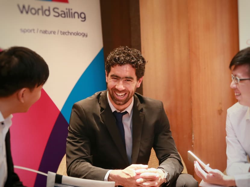 Yann Rocherieux, chairman of World Sailing's Athletes' Commission, says Singapore has the potential to win Olympic medals in sailing. Photo: Howie Choo, Singapore Sailing Federation