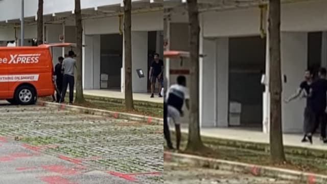 送货员将包裹丢一地 快递公司：行为不可接受
