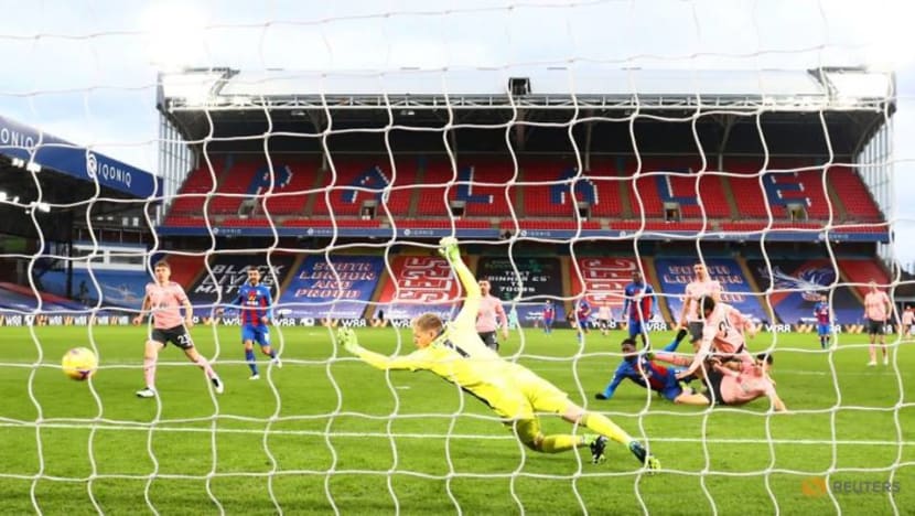 Football: Palace return to winning ways with 2-0 victory over Blades Football: Palace return to winning ways with 2-0 victory over Blades