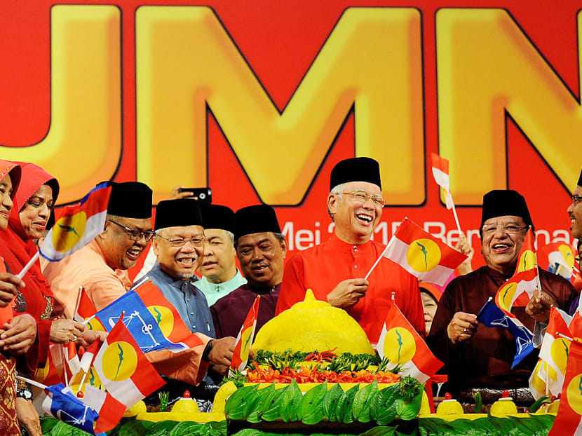 Mr Najib at the UMNO Supreme Council anniversary in May 2015. Photo: The Malaysian Insider