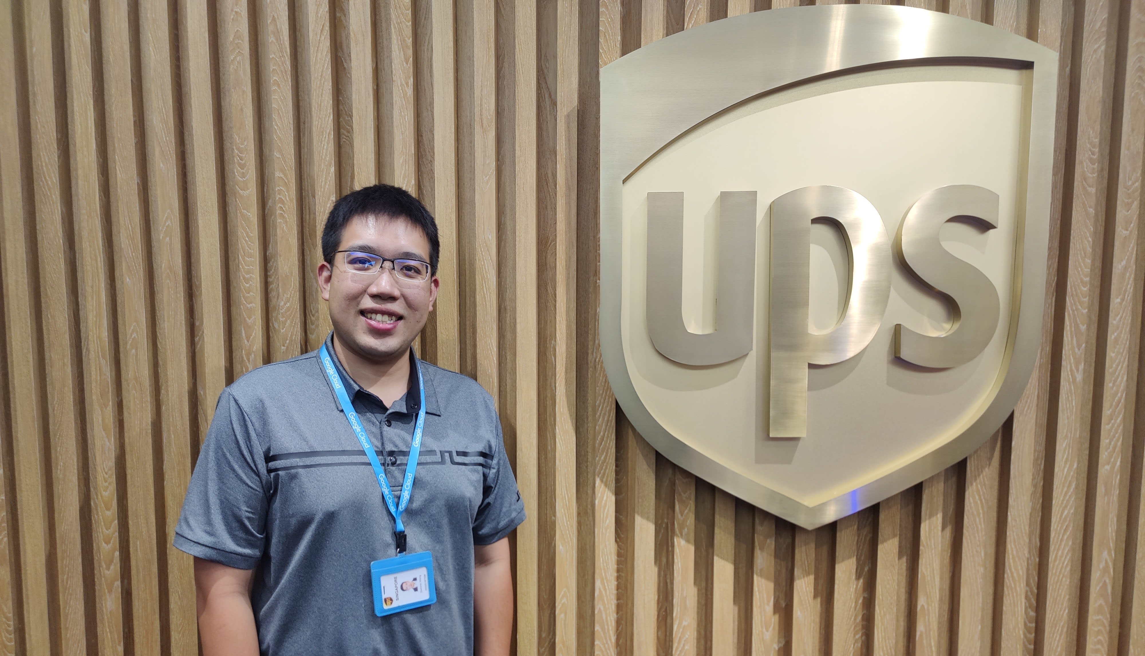 Mr Dominic Wong, 30, who formerly worked in the aviation sector, credits skills upgrading courses, and a supportive family, for helping him land a role at logistics company UPS just four months after getting retrenched. Mr Dominic Wong, 30, who formerly worked in the aviation sector, credits skills upgrading courses, and a supportive family, for helping him land a role at logistics company UPS just four months after getting retrenched.