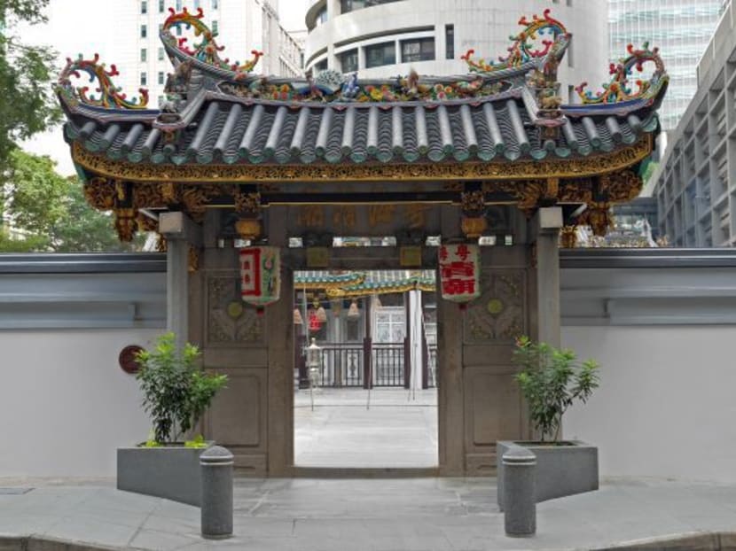 Yueh Hai Ching Temple at 30B Phillip Street. Photo: URA