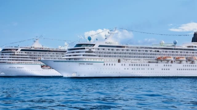 云顶香港旗下水晶邮轮公司拖欠巨款 两艘船在巴哈马被扣押