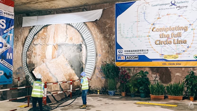 Kerja gali terowong Circle Line 6 selesai, 3 stesen baru mula dibuka 2026