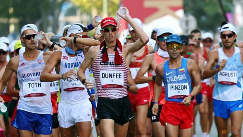Olympics: Race walkers battle 'brutal' heat in Sapporo Olympics: Race walkers battle 'brutal' heat in Sapporo