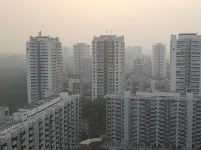 Haze as seen from Marine Terrace on March 7, 2014. TODAY file photo
