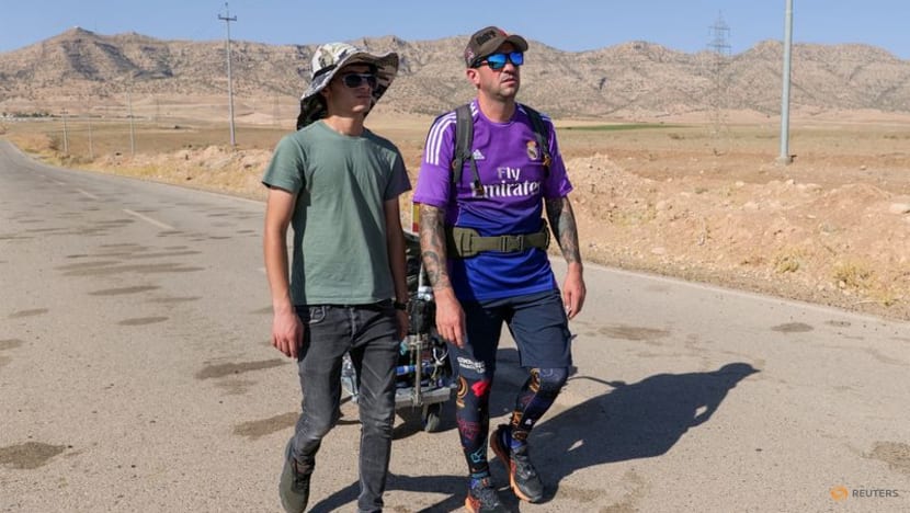 Spanish soccer fan walking to Qatar World Cup missing in Iran Spanish soccer fan walking to Qatar World Cup missing in Iran
