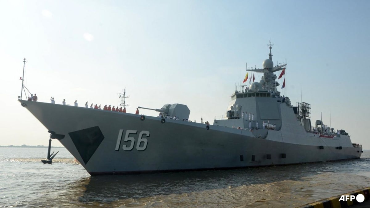 Chinese navy ships visit Myanmar amid heightened security tensions