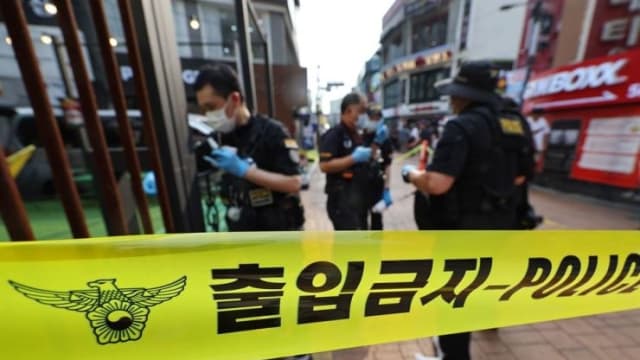 放话要到地铁杀死20女子 韩男被追查后连忙投案