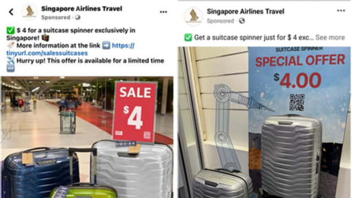 Police warn of new luggage ad phishing scam that uses SIA's logo