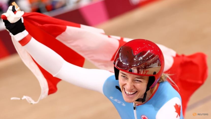 Olympics-Cycling-Canada's Mitchell cruises to women's sprint gold Olympics-Cycling-Canada's Mitchell cruises to women's sprint gold