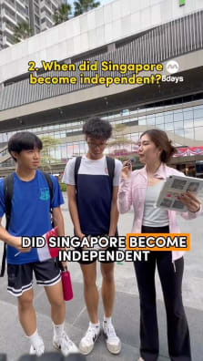 Part 2 of our National Day quiz
#8dayssg #valeriebubbletea #ndp2024 #happybirthdaysingapore #sg59 #trivia