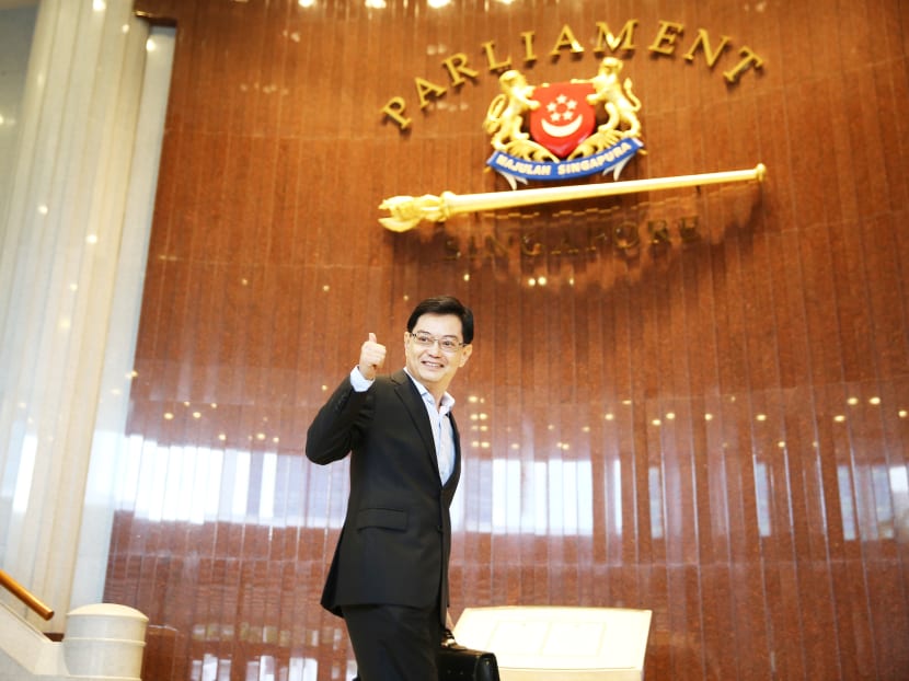 Minister for Finance Heng Swee Keat at Parliament House.