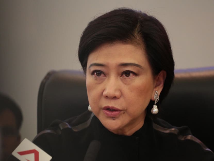 Ms Chua Sock Koong's package of S$3.5 million was about 43 per cent lower than the S$6.1 million she made the financial year before.