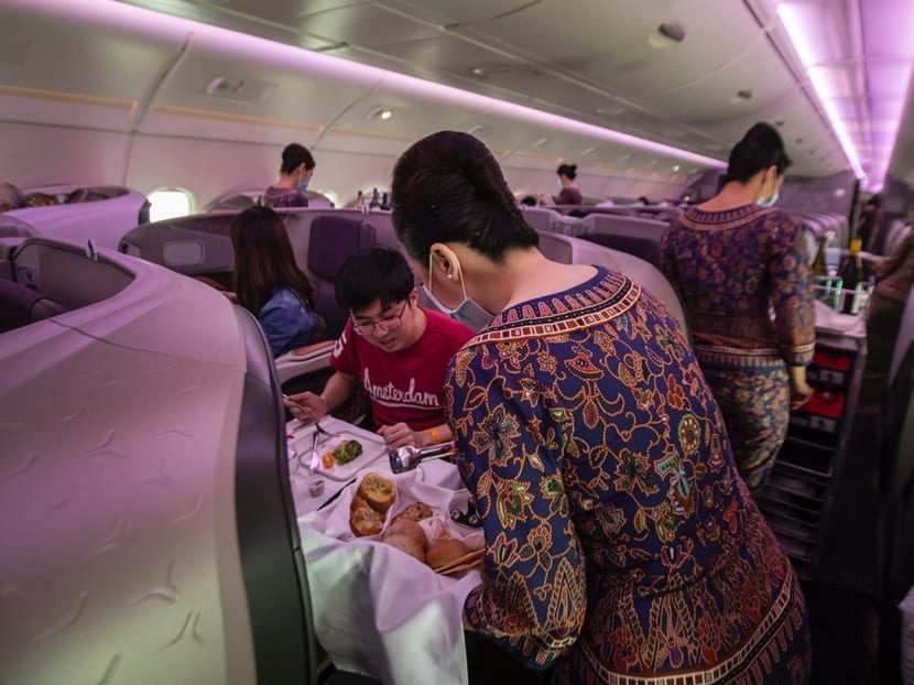 The Restaurant A380 experience costs between S$53.50 and S$642 to embark on, depending on the cabin class.