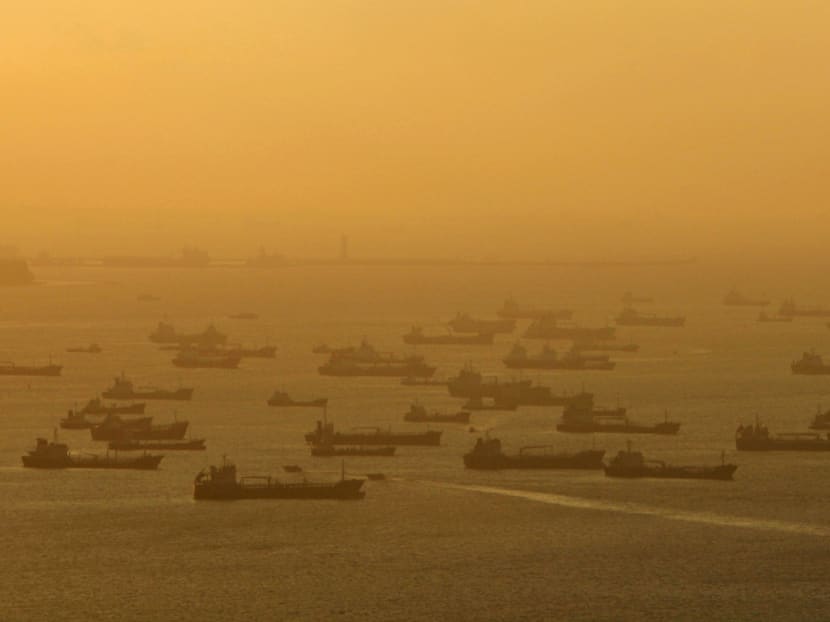 Tankers off the eastern coast of Singapore. Reuters file photo