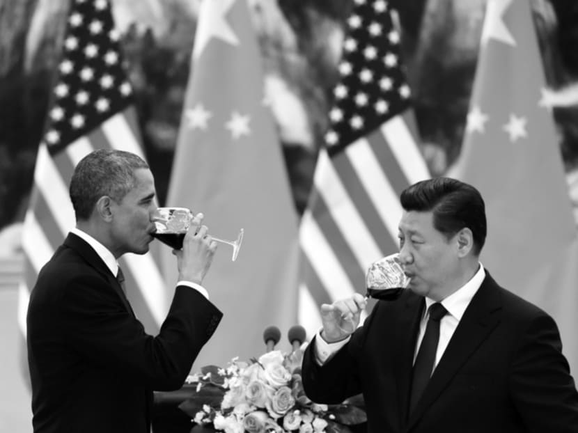 US President Barack Obama and Chinese President Xi Jinping in Beijing last year. The US and China are now groping towards a new modus vivendi with each other and with other countries in East Asia. It will be decades before they reach a new equilibrium. Photo: Reuters