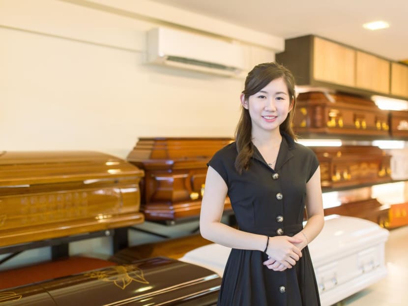Rachael Tay, 23, is a corporate development manager at Casket Fairprice. Rachael Tay, 23, is a corporate development manager at Casket Fairprice.