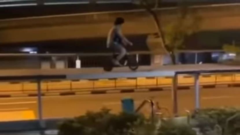 E-scooter user arrested for riding on top of walkway shelter E-scooter user arrested for riding on top of walkway shelter