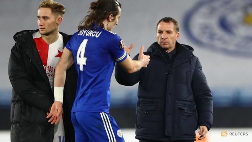 Leicester's Rodgers takes blame for Europa League exit Leicester's Rodgers takes blame for Europa League exit