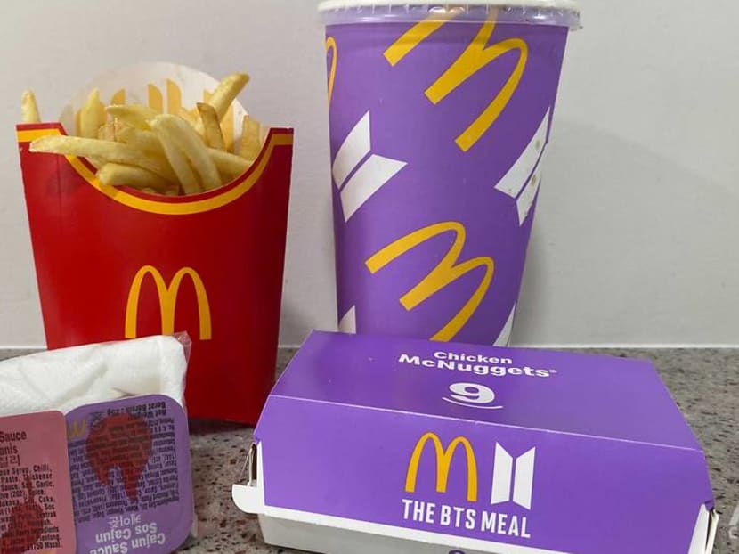 McDonald’s BTS Meal lands in Singapore – without the band-themed paper bag