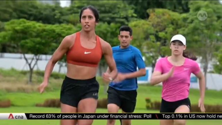 What it takes: Singapore sprint queen Shanti Pereira trains for Paris Olympics