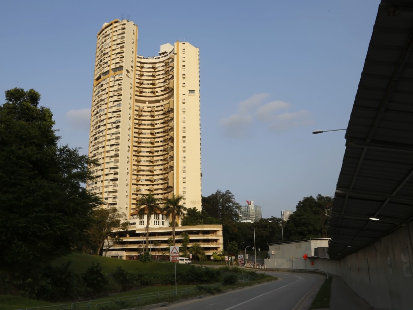 The iconic Pearl Bank Apartments in Outram has been sold for S$728 million. Photo: Raj Nadarajan/TODAY
