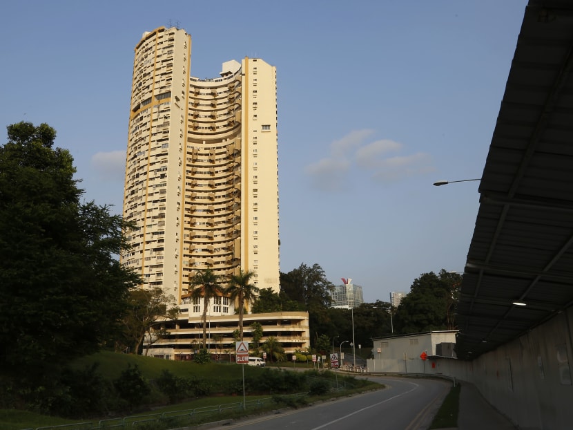 The iconic Pearl Bank Apartments in Outram has been sold for S$728 million. Photo: Raj Nadarajan/TODAY The iconic Pearl Bank Apartments in Outram has been sold for S$728 million. Photo: Raj Nadarajan/TODAY