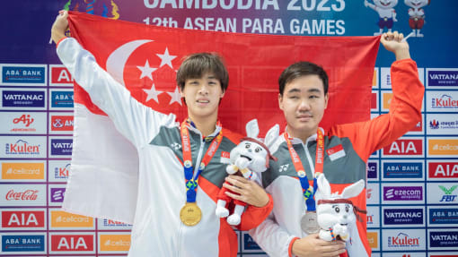 Singapore swimmers claim three golds, break two meet records at ASEAN Para Games