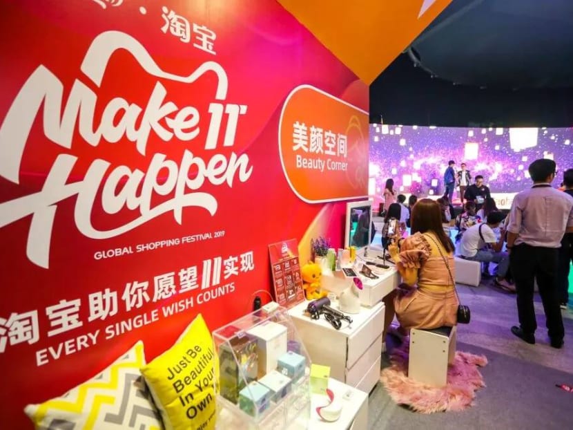 A pop-up at MyTOWN Shopping Centre in Cheras, Malaysia gives a sneak preview of what shoppers can expect when the physical Taobao Store opens on Nov 29.