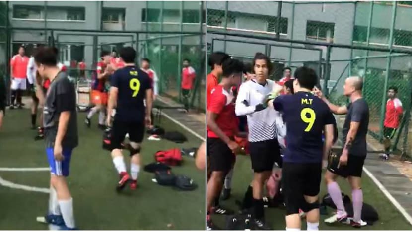 Football: Two taken to hospital after brawl during amateur match at East Spring Secondary Football: Two taken to hospital after brawl during amateur match at East Spring Secondary