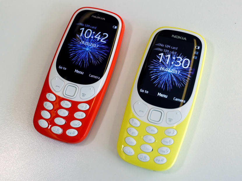 The Nokia 3310 is seen in an office in London, Britain February 24, 2017. Picture taken February 24, 2017. Photo: Reuters