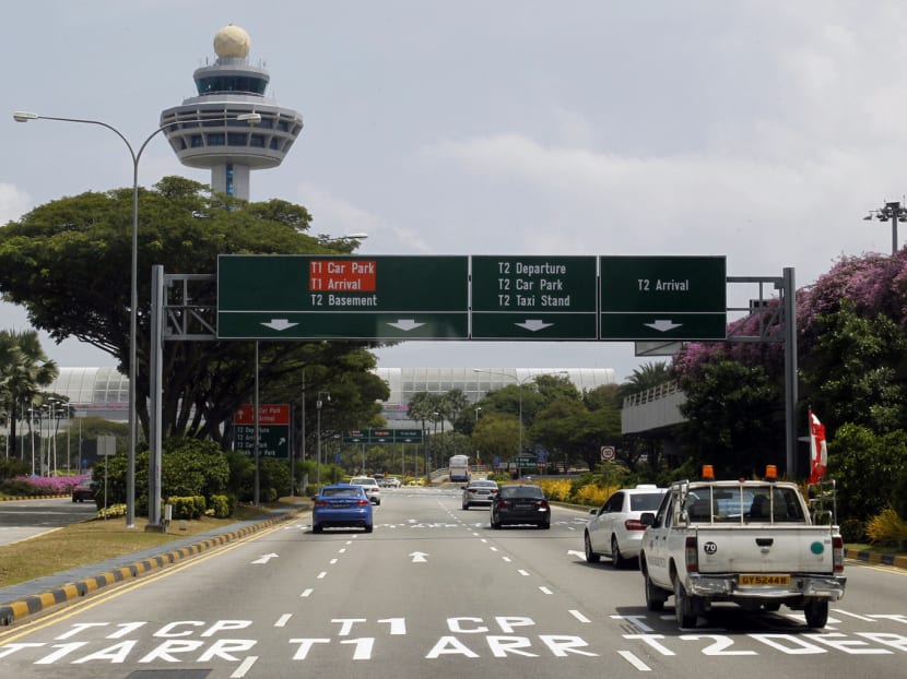 View of Changi Airport's control tower. TODAY file photo