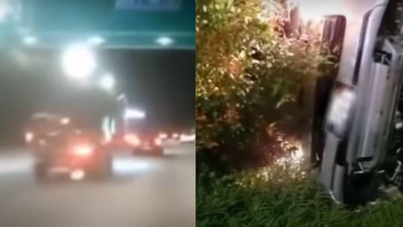 2 men arrested for dangerous driving after accident involving car, van along CTE 2 men arrested for dangerous driving after accident involving car, van along CTE