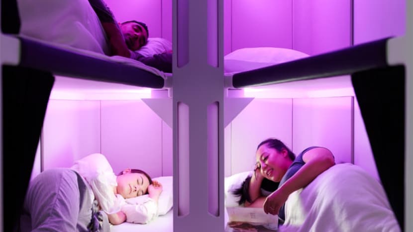 Anda sanggup bayar S$500 untuk tidur baring dalam pesawat selama 4 jam?