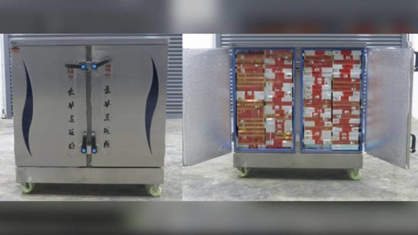 10 arrested after contraband cigarettes found in metal oven, air purifier and wooden shelves 10 arrested after contraband cigarettes found in metal oven, air purifier and wooden shelves