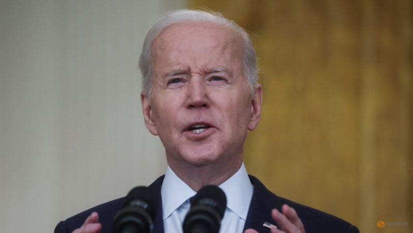 Biden unveils sanctions on Russian businesses after 'premeditated' Ukraine attack Biden unveils sanctions on Russian businesses after 'premeditated' Ukraine attack