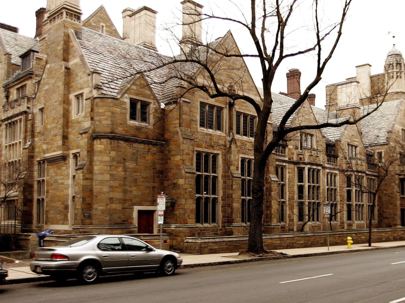 Feb 2, 2007 file photo of Calhoun College. A petition is calling for Yale University in Connecticut to change the college's name as it honours a prominent advocate of the slave plantation system. Photo: AP