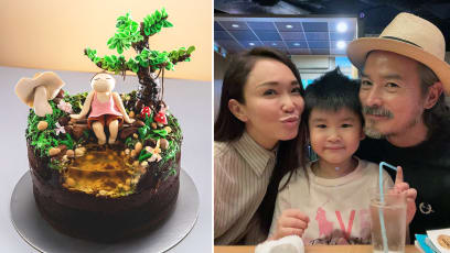 Fann Wong Makes Jelly Cake Featuring Son Zed; Hubby Christopher Lee Says It’s Actually Him