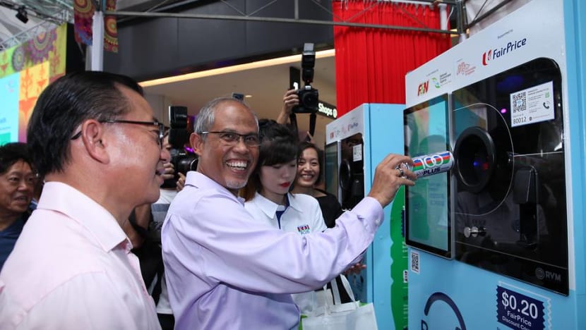 Done with your drink? Dump it in a 'reverse vending machine' and earn grocery vouchers Done with your drink? Dump it in a 'reverse vending machine' and earn grocery vouchers