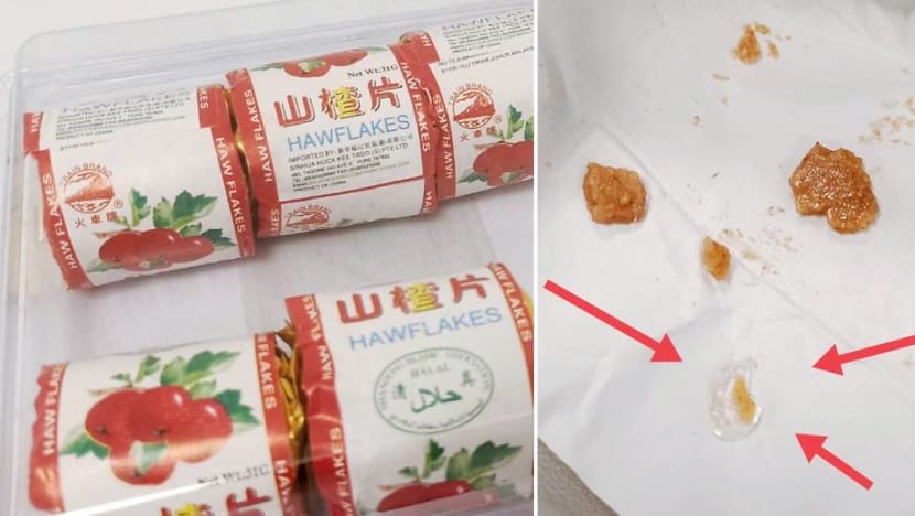 Train Brand Haw Flakes recalled after consumer says she bit into glass shard