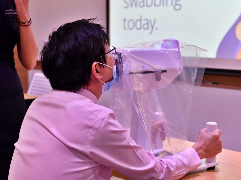 Covid-19: Robot developed in S'pore does nasal swabbing, reducing infection risk to healthcare workers