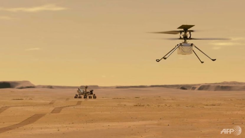 NASA's Mars helicopter takes flight, 1st for another planet NASA's Mars helicopter takes flight, 1st for another planet