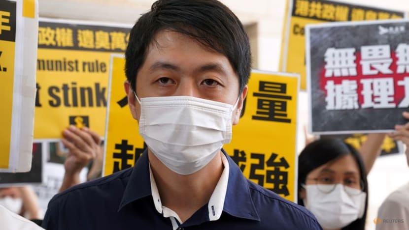 Self-exiled Hong Kong democrat sentenced to 3.5 years in jail in absentia Self-exiled Hong Kong democrat sentenced to 3.5 years in jail in absentia