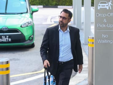 Workers’ Party chief Pritam Singh at the State Courts on March 19, 2024.