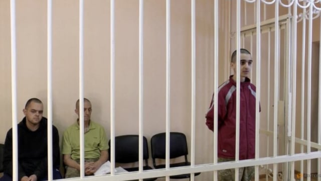 两名英国人被判死刑 乌东亲俄分离主义领导人：无理由赦免