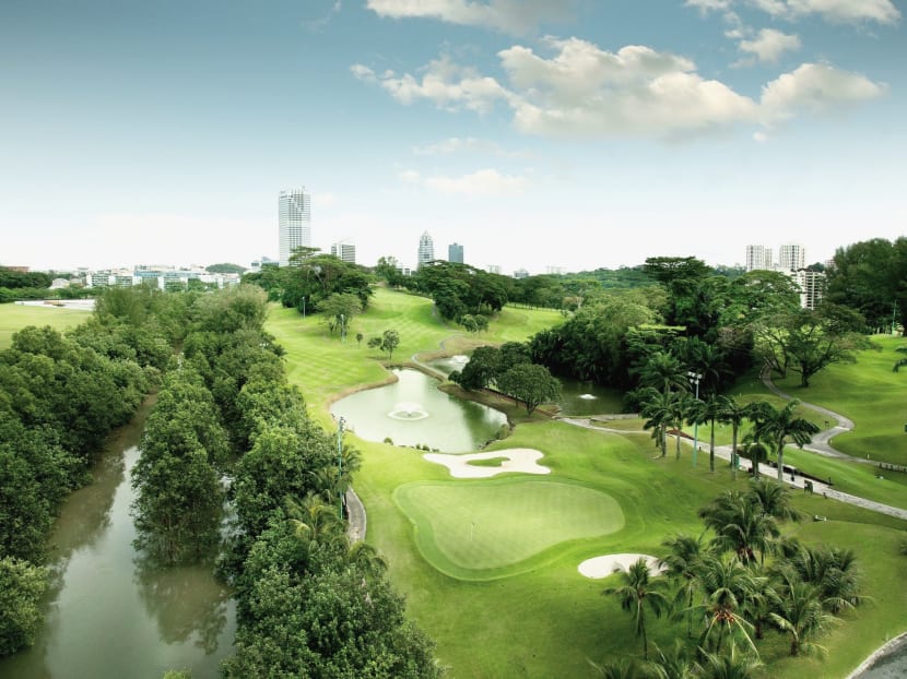 A view of the golf course within Keppel Club's 48ha grounds.