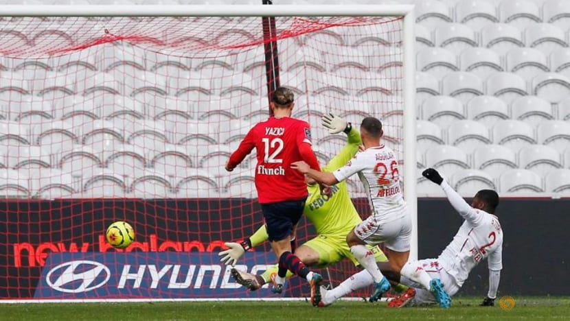 Solid Lille beat Monaco to slash PSG's lead to two points Solid Lille beat Monaco to slash PSG's lead to two points