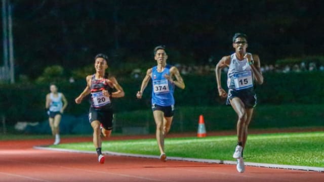 28岁国家田径队员参与挑战 破苏睿勇2.4公里赛事纪录