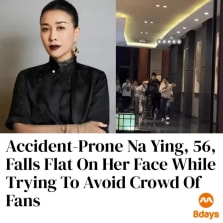 How many more times can the 56-year-old trip and fall before something serious happens?

To read the full story, click the link in our bio.

https://www.8days.sg/entertainment/asian/na-ying-fall-avoid-fans-831526

📹 8world